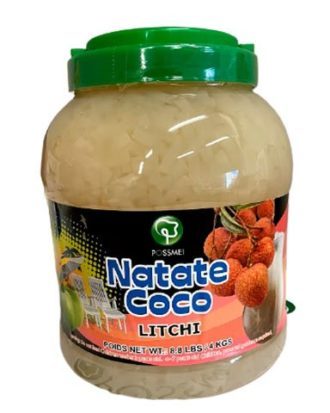 Possmei Litchi Nata de Coco Jelly Topping 4 kg.