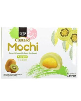 Q Custard Mochi Kiwi Flavor box 168 g.