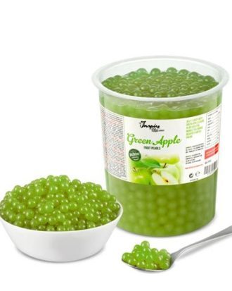 Boba frugtperler med Grøn Æble 1 kg.