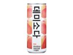 Demisoda Peach Soda Drink 250 ml.