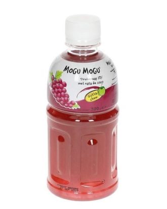 Mogu Mogu Vindruer (Grape) drik med Nata de Coco jelly 320 ml.