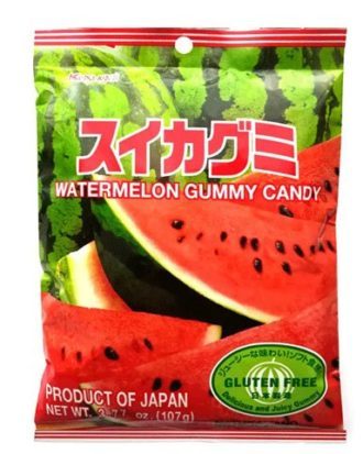 Kasugai Watermelon Gummy Candy 107 g.