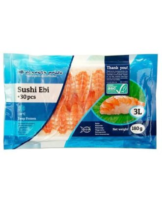 Planets Pride sushi ebi rejer ASC str. 3L 180 g.
