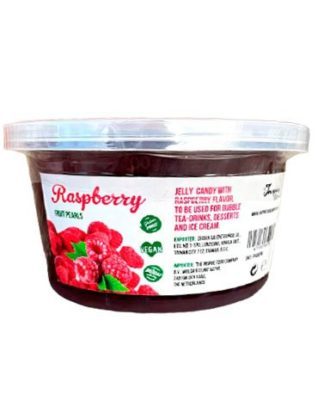 Boba frugtperler med hindbær 450 g.