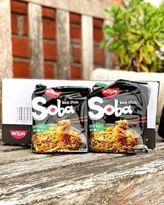 Nissin Soba Noodles Teriyaki 1 kasse (9 stk.)