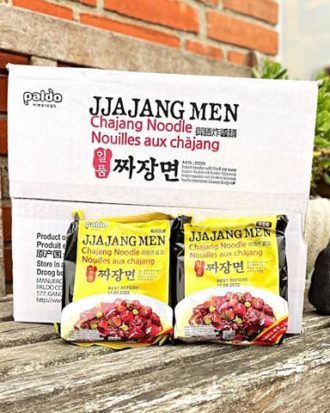 Paldo Jjajangmen Instant Noodles 1 kasse (16 stk.)