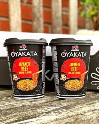 Oyakata Beef Wasabi Dish - Cup 93 g. 1 kasse (8 stk.)