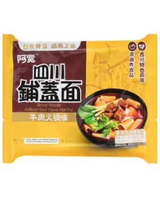 Baijia Akuan Sichuan Nudler Oksekød Hotpot Smag 120 g.
