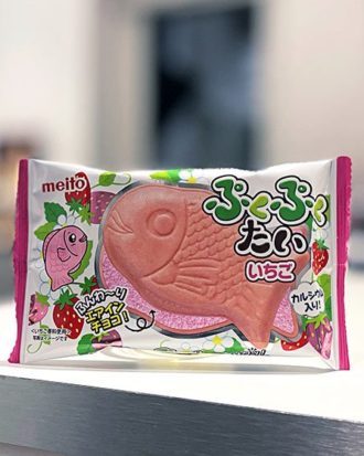 Meito Puku Puku Tai Air-In Strawberry 16,5 g.