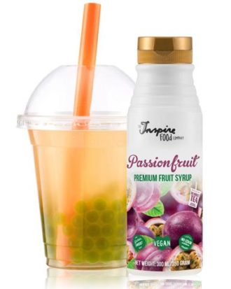Frugtsirup til Bubble Tea med passionsfrugt 300 ml.