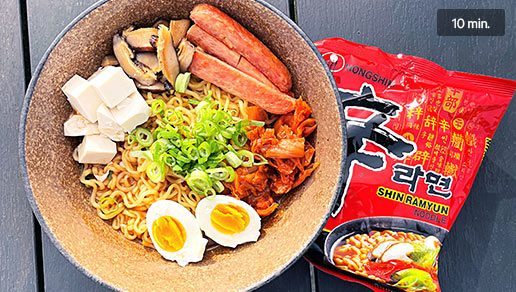 shin ramyun koreansk ramen opskrift