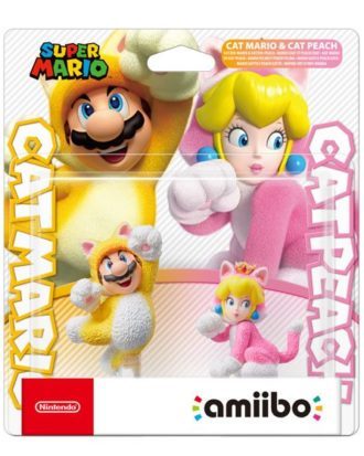 Amiibo Cat Mario & Cat Peach