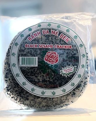 Black Sesame Cracker (Banh Trang Me Den) 400 g.