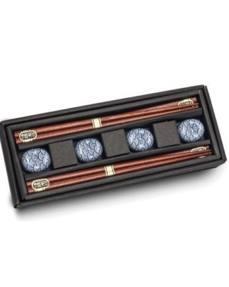 Spisepinde sæt 4 par Seigaiha 22,5 cm