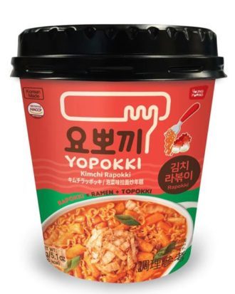Yopokki Rice Cake Kimchi Cup Rapokki 145 g.