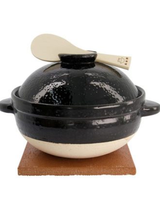Kamado Iga Pot Traditionel Japansk Riskoger 21x16 cm 1 l.