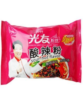 Guangyou  Sweet Potato Instant Vermicelli - Hot & Sour Flavour 105 g.