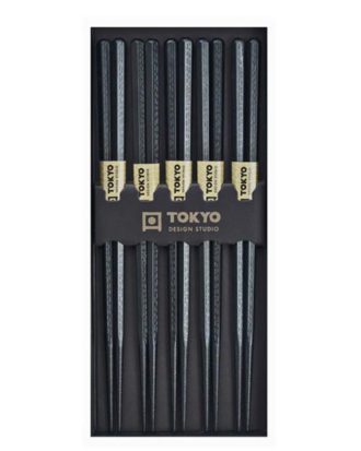 Spisepinde Sæt Polymer Glasfiber Pentagon Form A4 Tokyo Design Studio 5 par