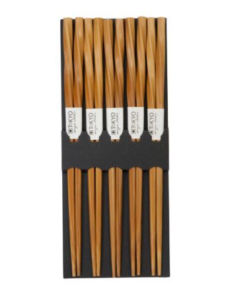 Spisepinde Twist Træ Tokyo Design Studio 5 par