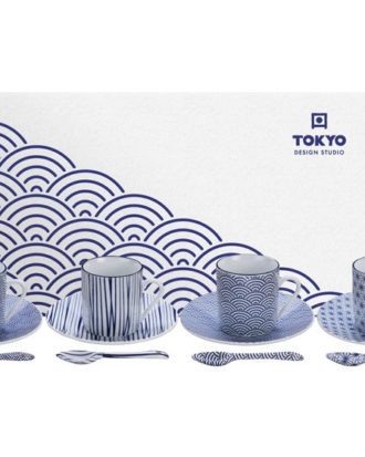 Espresso Sæt Nippon Blue 12 Dele Tokyo Design Studio