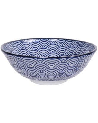 Soba Skål Nippon Blue Bowl Waves Tokyo Design Studio Ø21 cm.