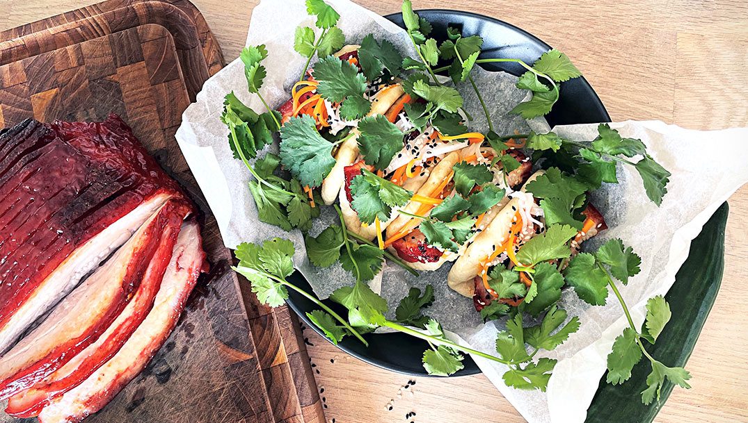 Bao Buns med char siu BBQ-sauce Opskrift