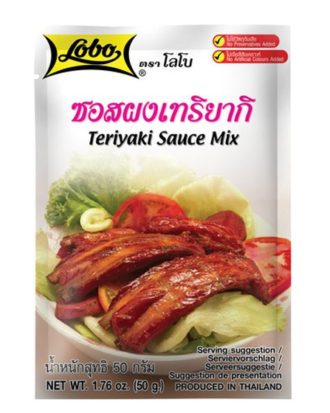 Teriyaki Sauce Mix Til Spareribs Lobo 50 g.