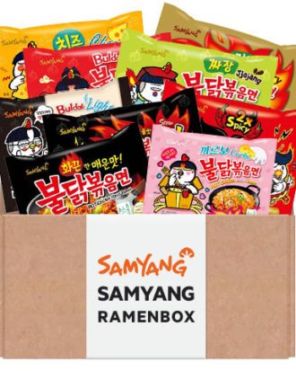 Samyang Ramen Box - Op til 9 Samyang Nudler