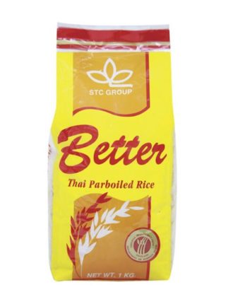 Thailanske Parboiled Ris Better Brand 1 kg.