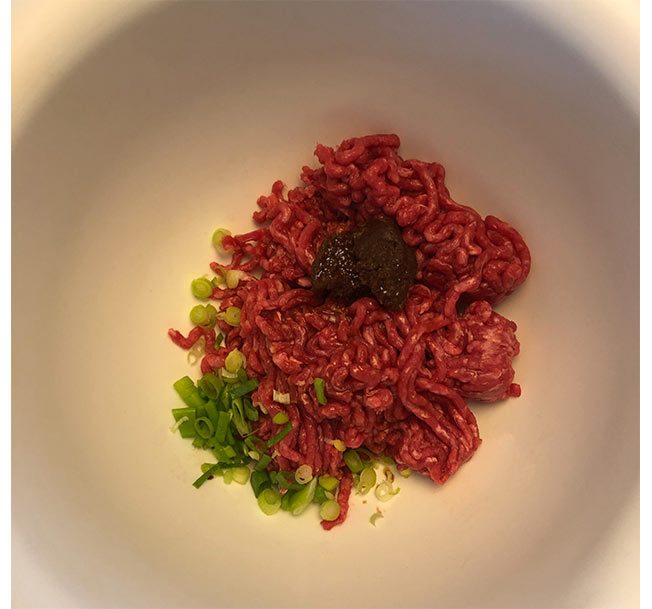 japansk inspireret burger