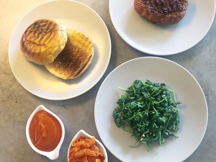koreansk inspireret burger