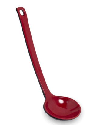 Ramen Melamin Spoon Black Red