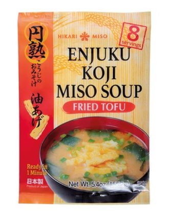 Hikari Enjuko Instant Miso Soup Fried Tofu 8 portioner 155 g.