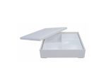 Bento Box Lacquerware 25.5x25.5cm White