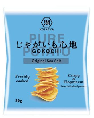 Koikeya Gokochi Potato Crisps Salt 50 g.