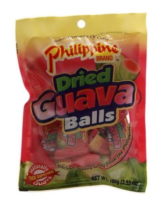 Dried Guava Balls Philippine Brand 100 g.