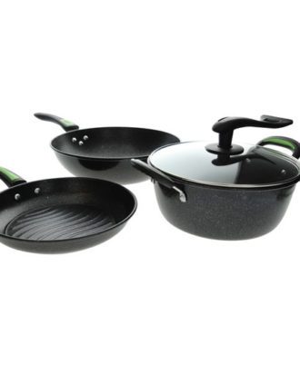 Gryde- og pandesæt 3 dele