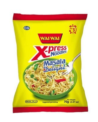 WAI WAI Instant Xpress Noodles Masala Delight 70 g.