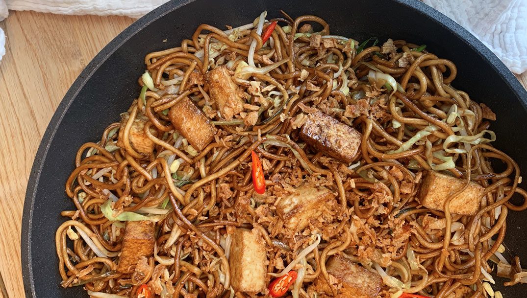 Mie Goreng Indonesisk Opskrift Med Lækre Stegte Nudler