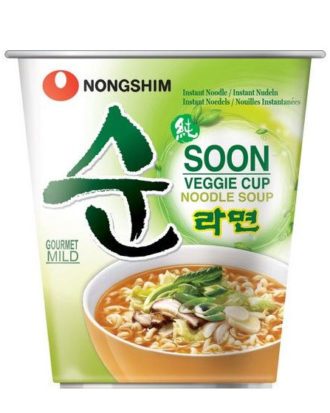 Nongshim Instant Cup Noodle Soon Veggie 67 g.