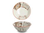 Japansk Ramen Bowl Three Cats Red Ø19,5 cm.