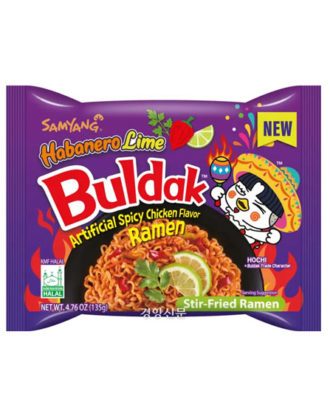 Samyang Buldak Stir-Fried Ramen Habanero Lime 135 g.