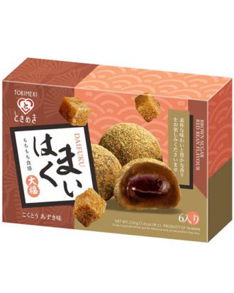 Mochi Tokimeki Daifuku Black Sugar Red Bean 210 g.