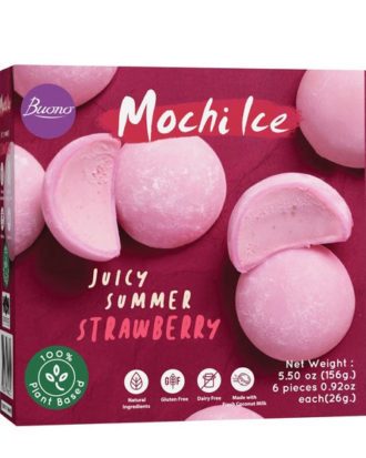Mochi Is Jordbær 156 g. (Frostvare)