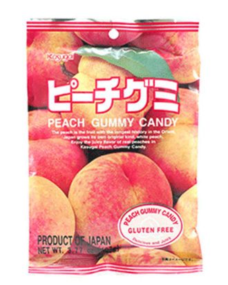 Kasugai Peach Gummy Candy 102 g.
