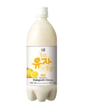 Sparkling MakGeolli Citron Woorisol 3% 750 ml.