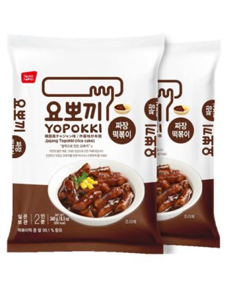 Yopokki Ricecake Pouch Jjajang 120 g.