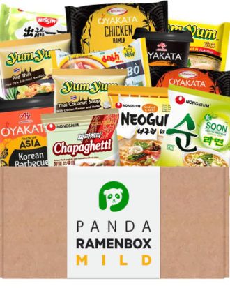 Mild Ramen Box - Op til 14 mest populære milde instant nudler
