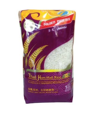 Jasminris Thai Hom Mali Golden Phoenix 1 kg.