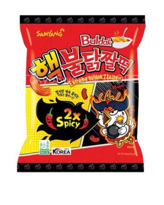 Samyang extreme buldak ZZALDDUK 2x spicy chips 80 g.